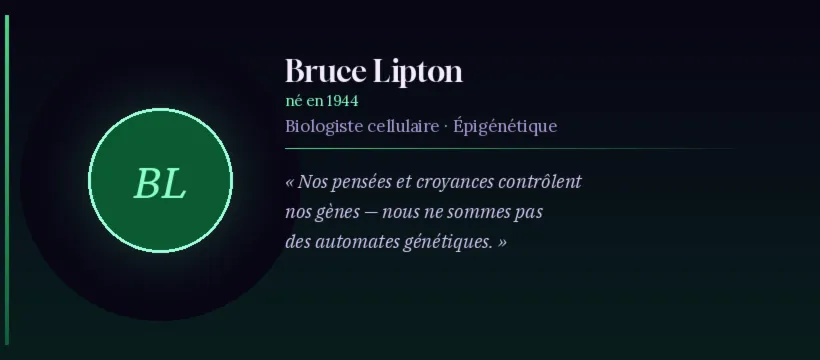 Bruce Lipton - Biologiste cellulaire et épigénétique